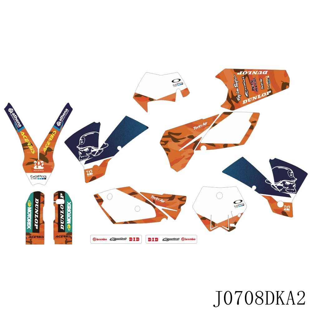 Team Graphics Backgrounds Decals Stickers Ktm 2006 Ktm Exc 200 2006