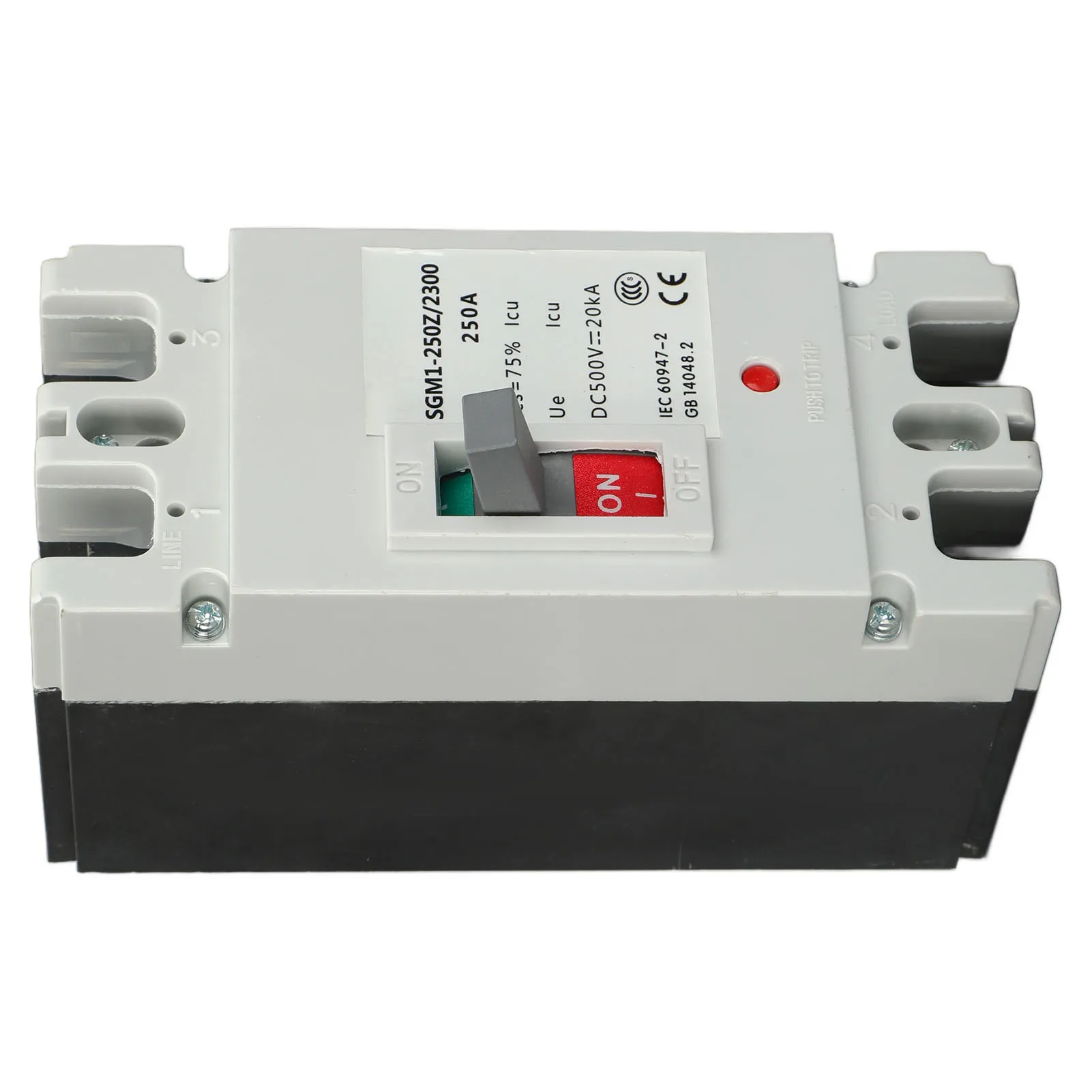Circuit Breaker 2P MCCB Solar Battery Protection Switch Isolator Protector 250A 500V