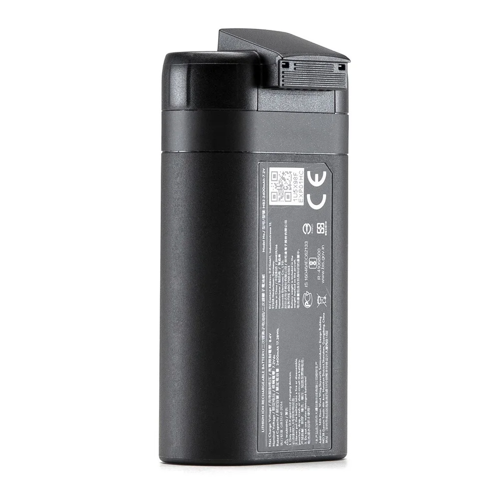 Batterie intelligente MB2 2500mAh 7.2V pour drone insérée dans un drone, prête à l'emploi