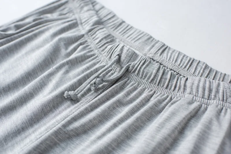 Sommer-Pyjama für Herren, neue lockere Pyjamahose für Männer, Baumwolle, lässige Schlafkleidung, Shorts, Heimkleidung, Nachtwäsche, Hose für Männer – Detail 3