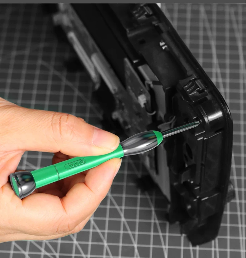 LAOA 6-in-1-Präzisions-Schraubendreher-Set, geschlitzte Phillips-Torx-Bits, Reparatur-Werkzeug-Set für Uhren, Elektronik, Spielzeug, Brillen, PH000, PH0 – Detail 17