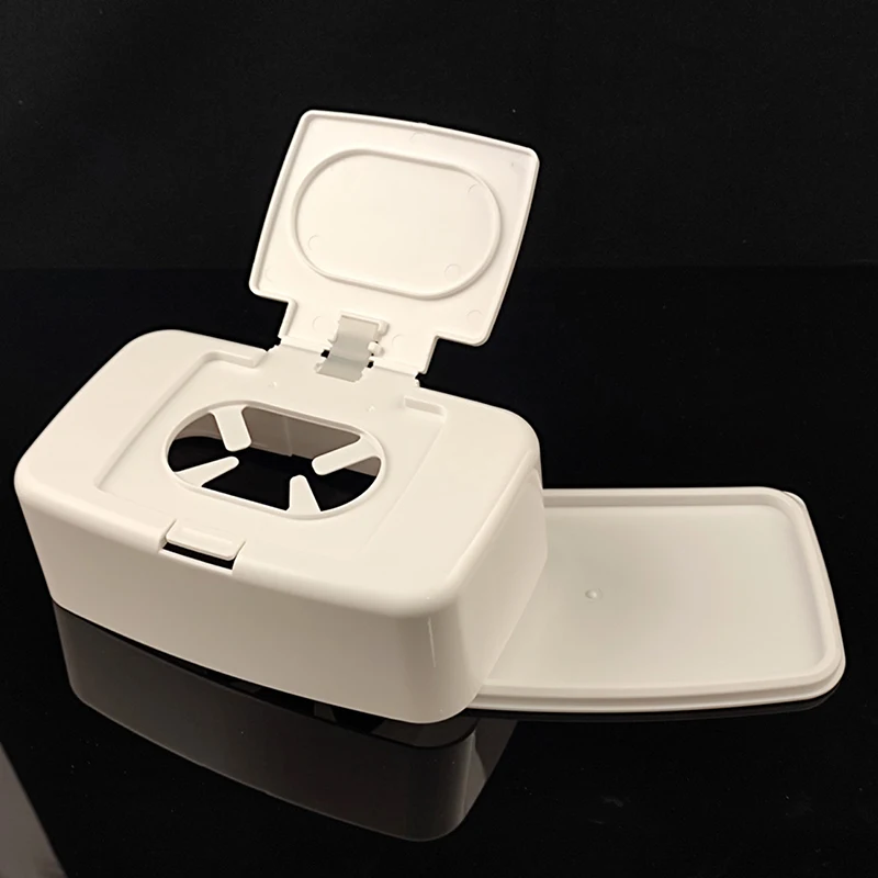 Description Picture 3 of itemWet Tissue Box Wipes Dispenser Portable Wipes Napkin Storage Box Holder Container For Car Home Office