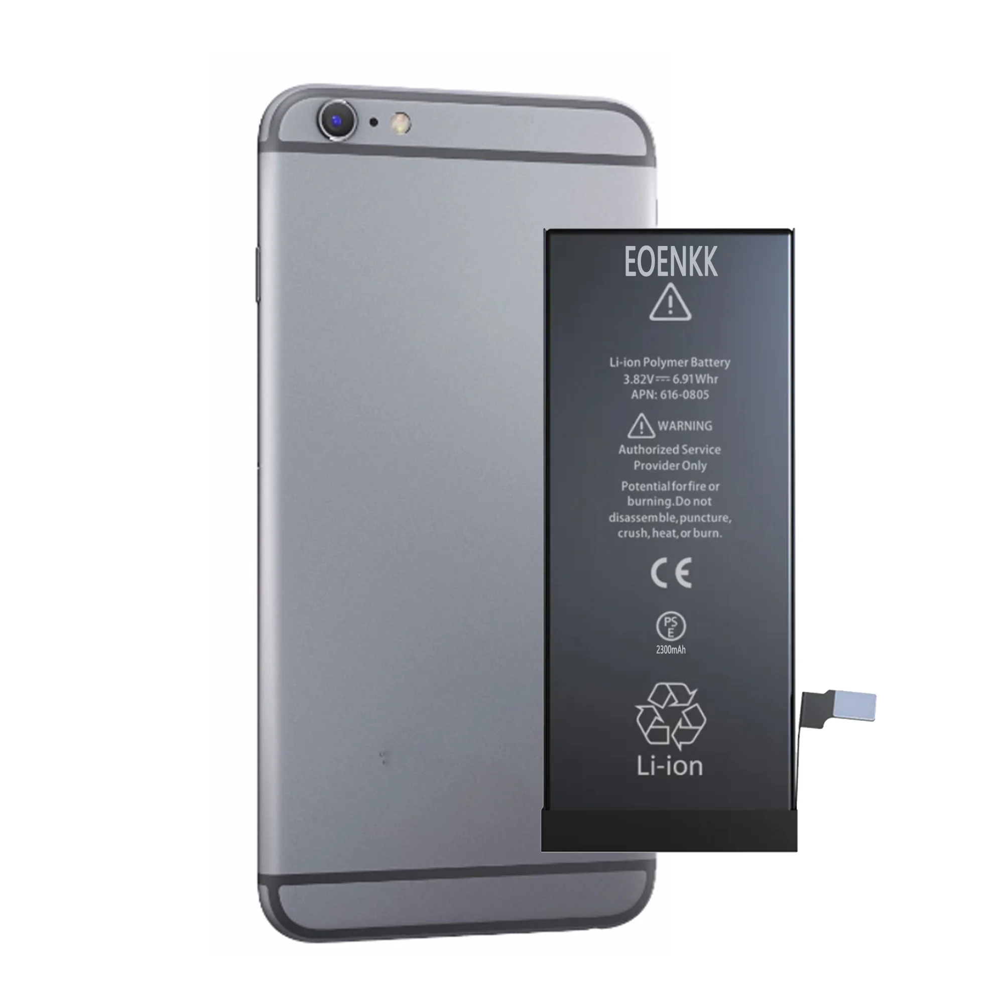 EOENKK 2300MAH Battery For Apple IPHONE 6S/ 6G / i6 Repair Part High Capacity Replacement Phone Batteries Bateria EOENKK 2300MA