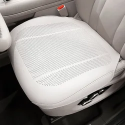 Enhanced All - Season Ventilated Comfort Car Seat Cushion (White)