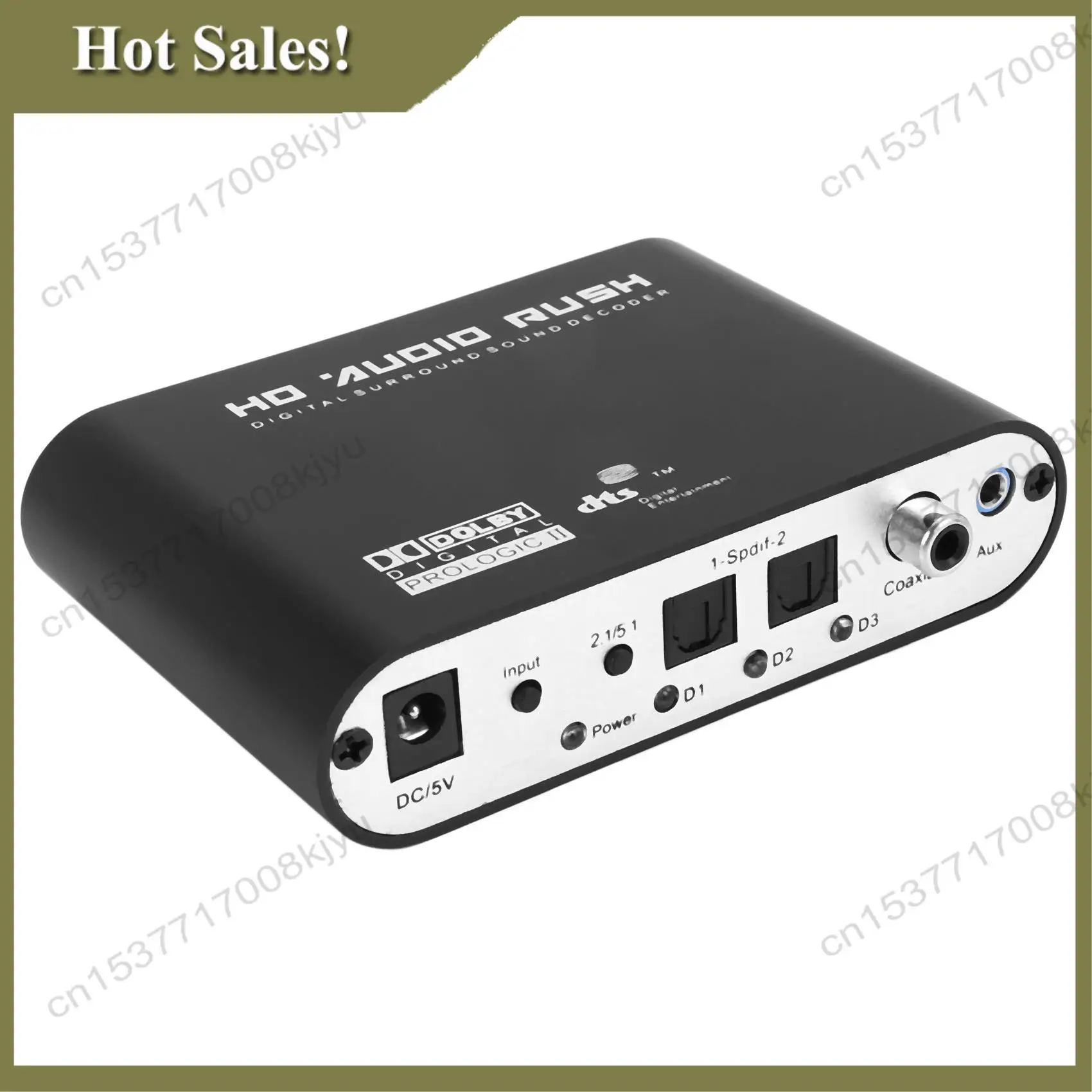 -A23G 5.1 CH 오디오 디코더 SPDIF 동축 RCA DTS AC3 디지털-5.1 PS3,DVD 플레이어용 앰프 아날로그 변환기,