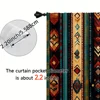 2pcs, 2D flat Window Curtains Ethnic Tribes Arrow Versatile Polyester,Without Electricity Family Party Decoration for Home Use 5
