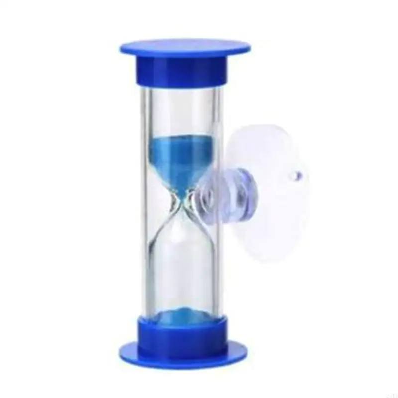 24TD 2Minute Hourglasses Timer With Suction Cup Shower Tooth Brushing Timer