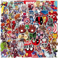 10/30/50/100pcs Disney Marvel Vintage The Avengers Super Hero Anime Stickers Cartoon Decal Laptop Car Motorcycle Funny Sticker 1