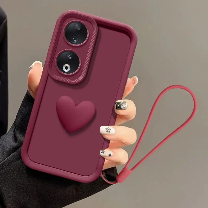 Shockproof Cute Love Heart Silicone Phone Case