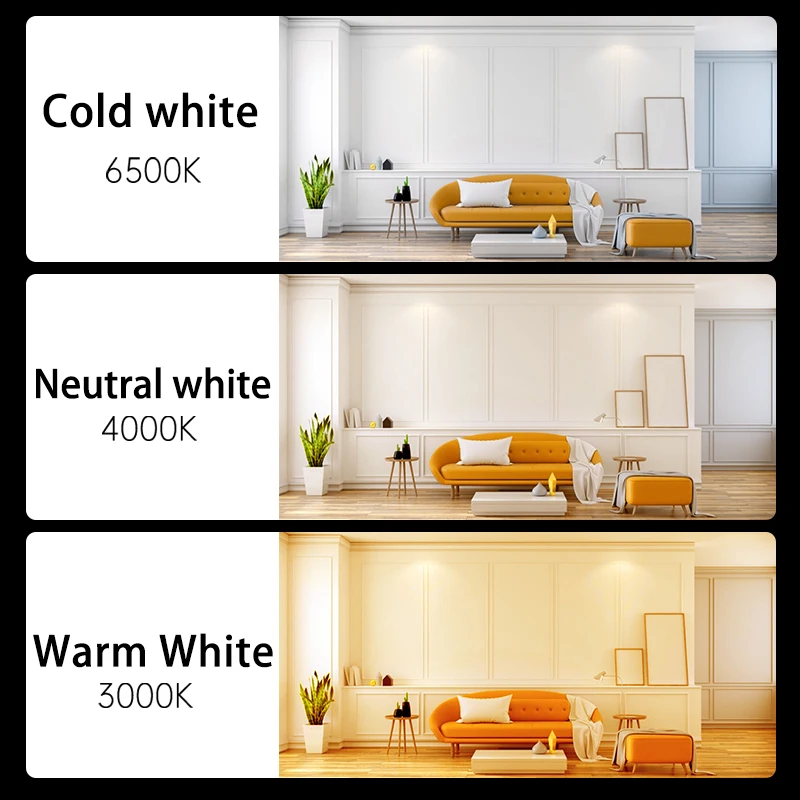 LED 천장 다운라이트 LED 스포트라이트, 85-220V, 5W, 10W, 15W, 25W, 표면 장착 다운 라이트, 거실용 블랙 주방 스폿 램프