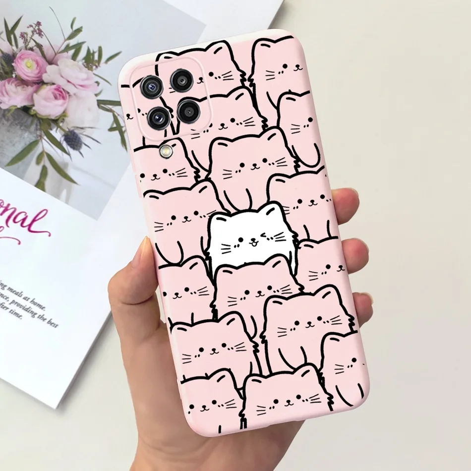 Cute Cat Cartoon Candy Color Soft Silicone Phone Case
