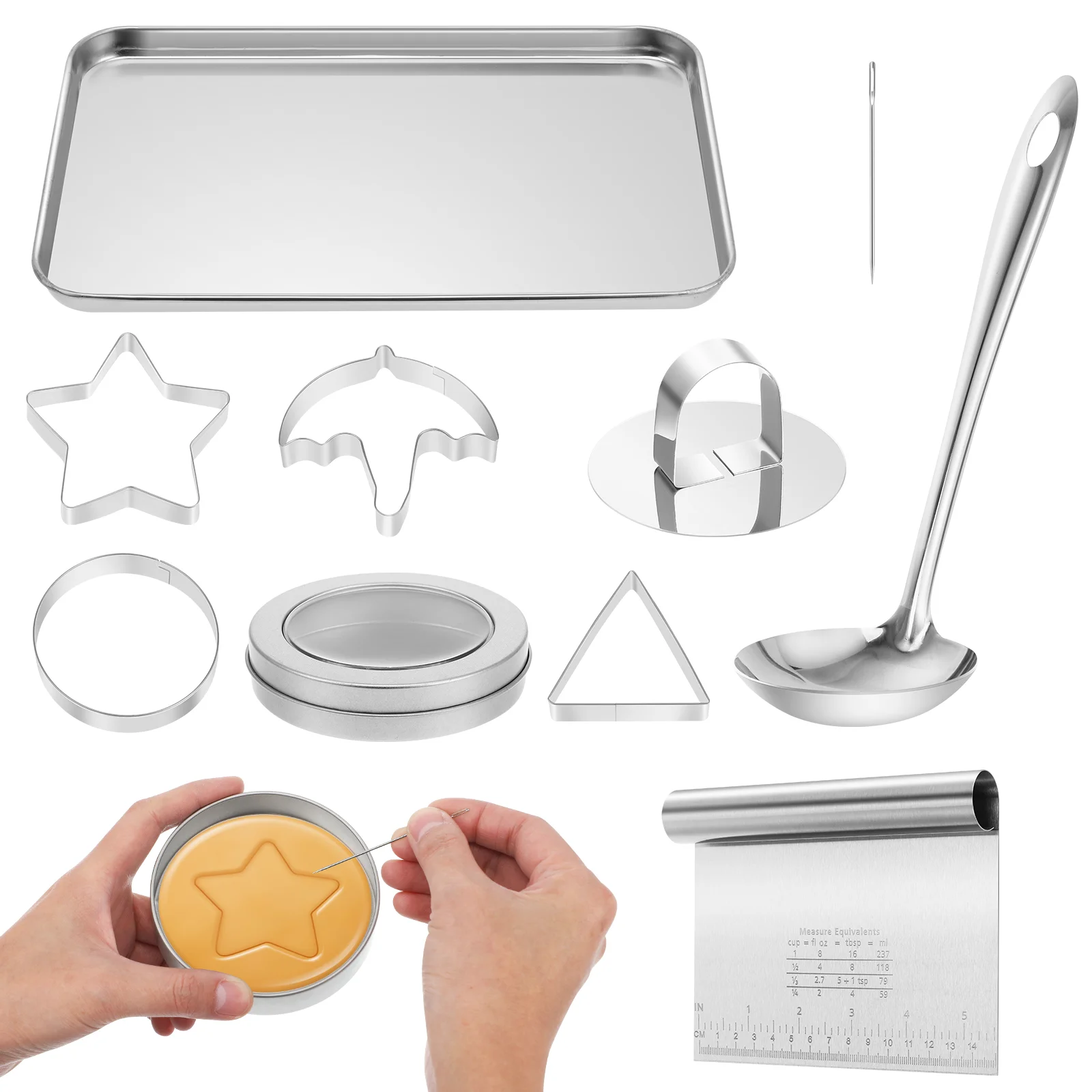 Umbrella Shape Sugar Pie Mold Cookie Stainless Steel Baking Tools Candy Cookies Maker Chocolate Fondant Kit Party cake mold