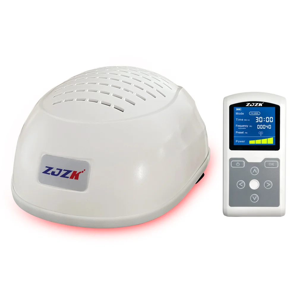 

ZJZK red light therapy professional photobiological helmet relieve memory for the treatment of Parkinson and alzheimer