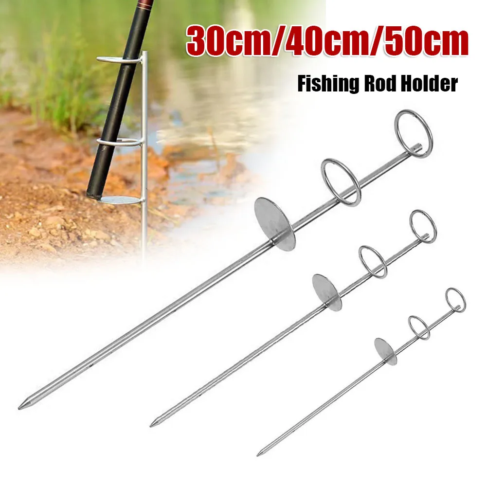 

Portable Fishing Rod Holder Support Outdoor Sport Fishing Tool Ground Spike Rod Rest Stand Bank Fishing Ground Rod Holder Tackle