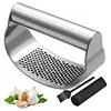 Stainless Steel Garlic Press Squeezer 1