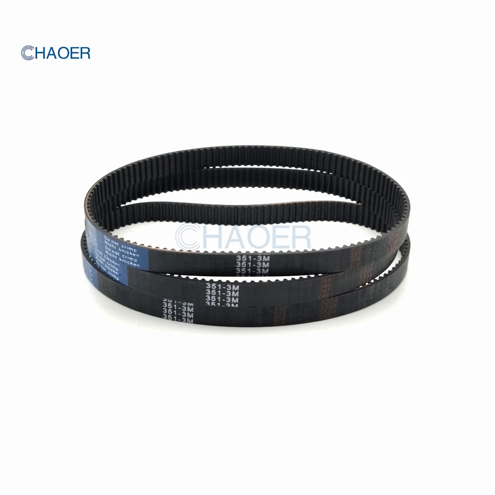 HTD3M Rubber Timing Belt Length 336 339 342 345 348 351 354 357 360 363 366 369 372mm 3M Synchronous Belt 3M-339 3M-354 3M-357