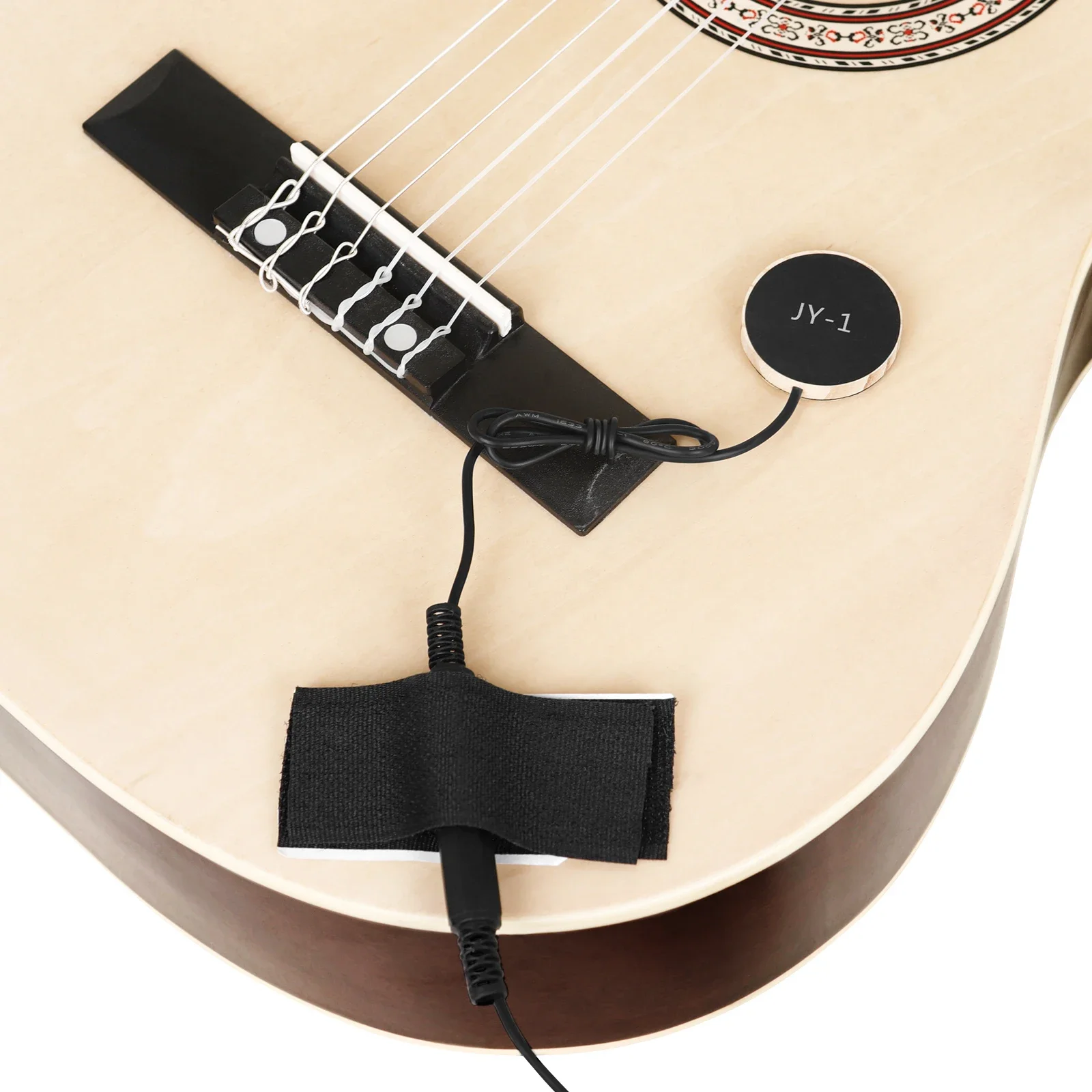 Microfono A Contatto Piezo Per Chitarra, Violino E Ukulele - Pickup Con Cavo E Nastro Adesivo - Foto 6