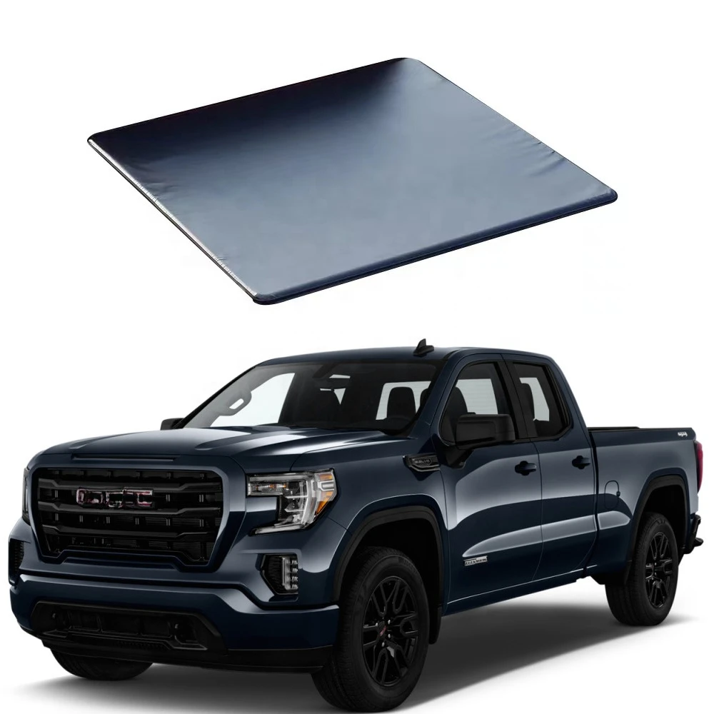 

5.8 FT Soft Tri Fold Truck Bed Tonneau Cover Fits 2019-2023 GMC Sierra 1500 truck tonneau cover
