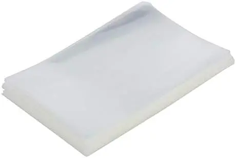 100PCS Cellophane Bags Clear Plastic Cello Bags 4x6 with 4" Twist Ties 5 Mix Colors - 1.4 mils Thick OPP Storage (4'' x 6'')