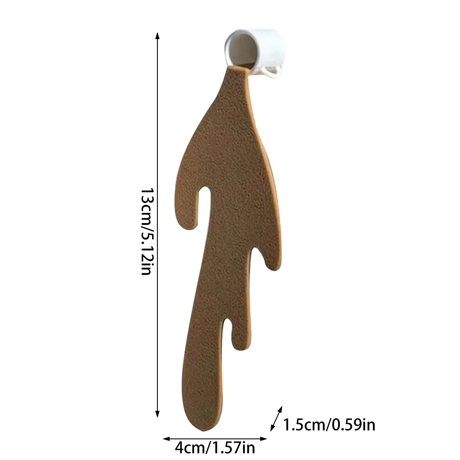 Spilled Coffee Bookmark Corner Marker Bookmarks Kids Gifts Bookmark Page Holder