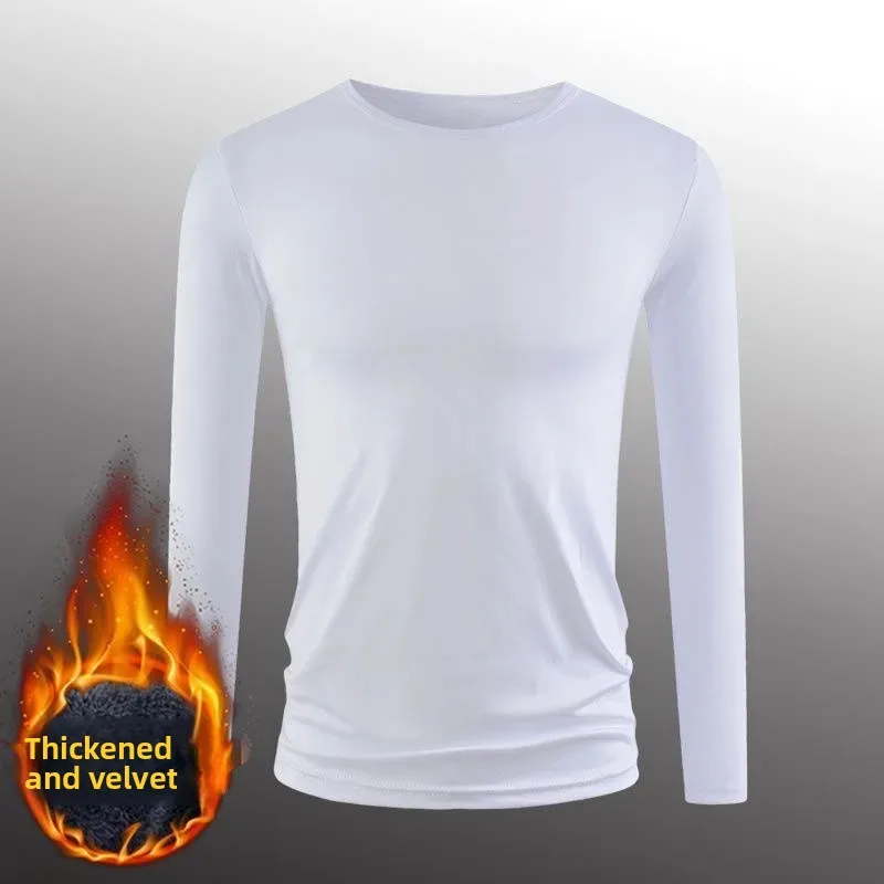 Men's Fleece Lined T-Shirt Brand Logo