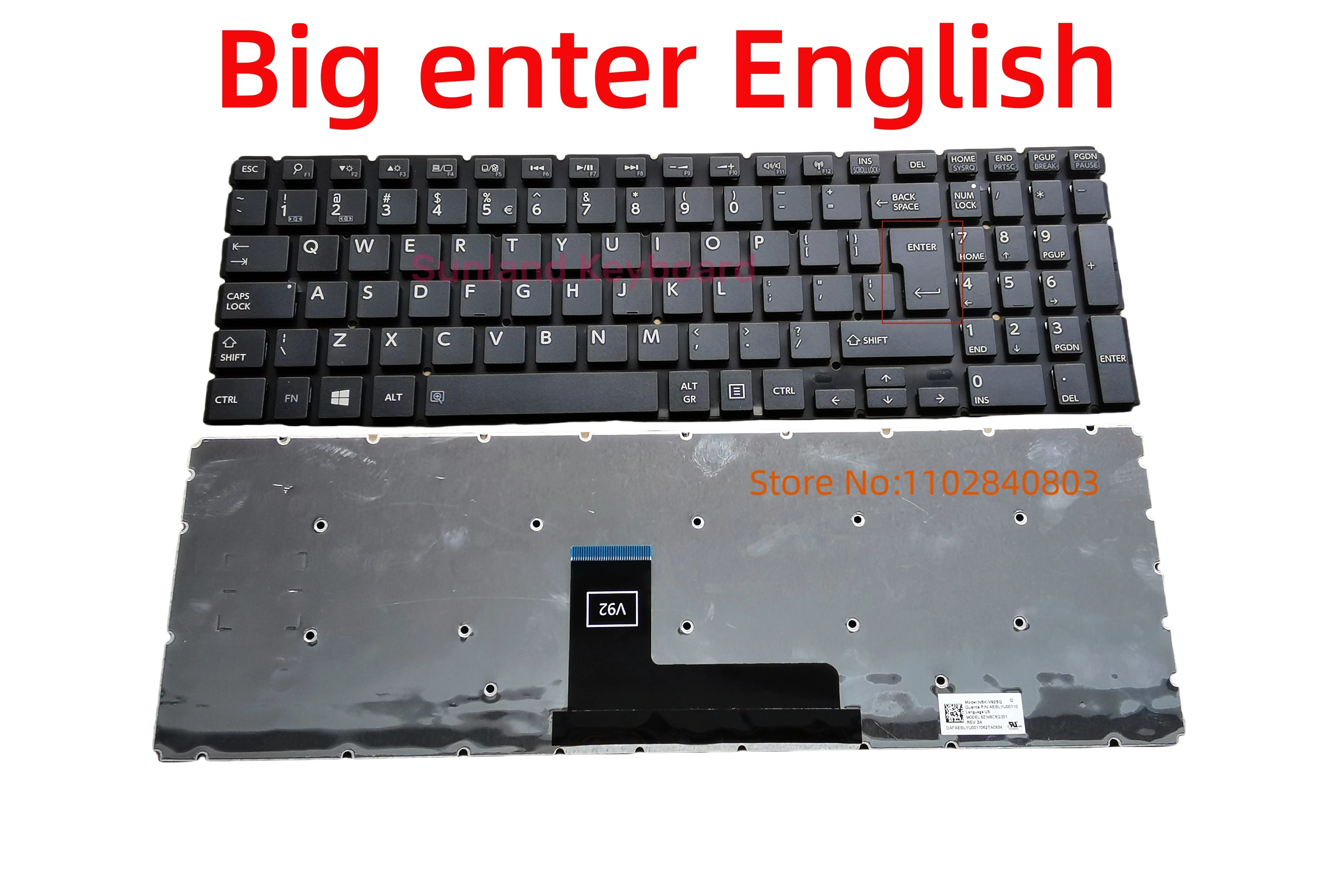 NEW Original US UK TR PO PT BE GR AR SP LA For Toshiba Satellite L50-B L50-B-17 L50D-B L50T-B P55W-B P55W-C S50-B L55C Keyboard