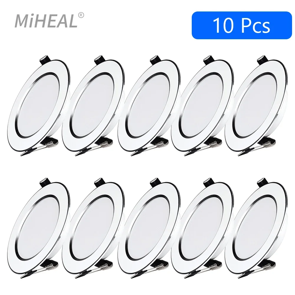 LED Downlight 5W 9W 12W 15W LED Ceiling Lights Round Recessed Lamp Dimmable Waterproof Spotlight For Bathroom Room