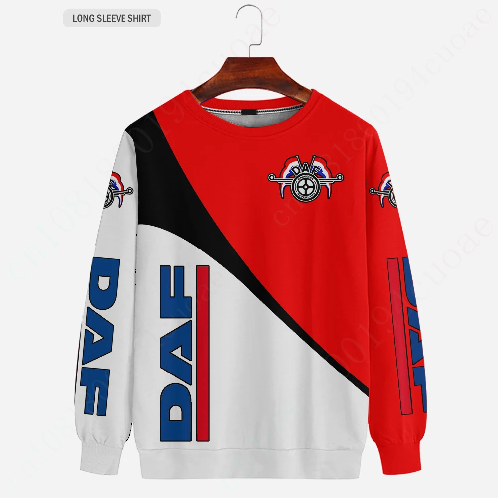 

DAF T Shirt For Men Women Unisex Clothing Anime 3D Printing Oversized T-shirt Harajuku O Neck Long Sleeve Casual T-shirts