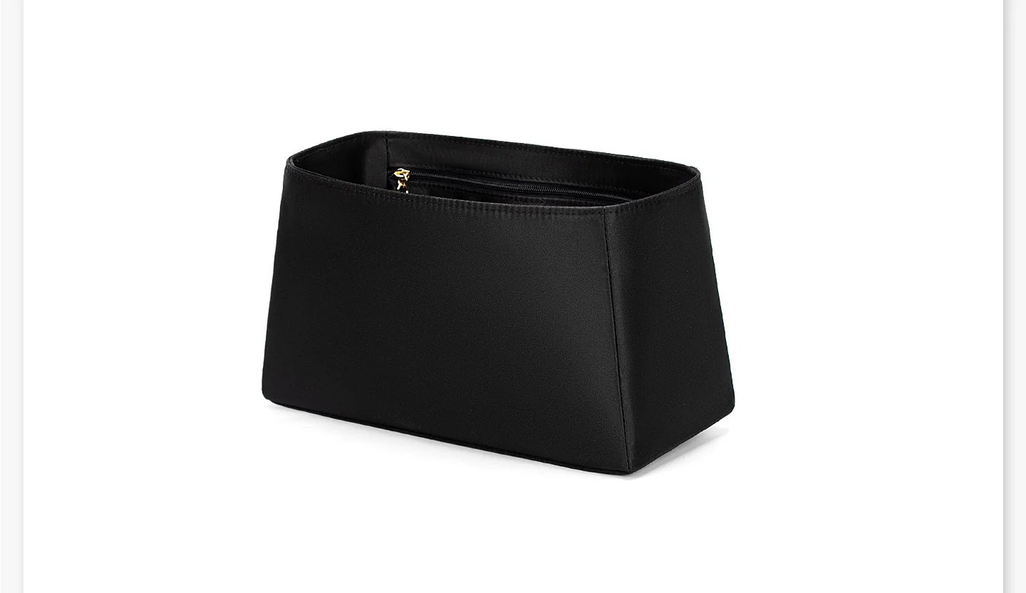 Organizer per borse in raso acetato, fodera protettiva per trucchi, per borsa hobo da 25 cm, supporto interno per borsa. - immagine 3