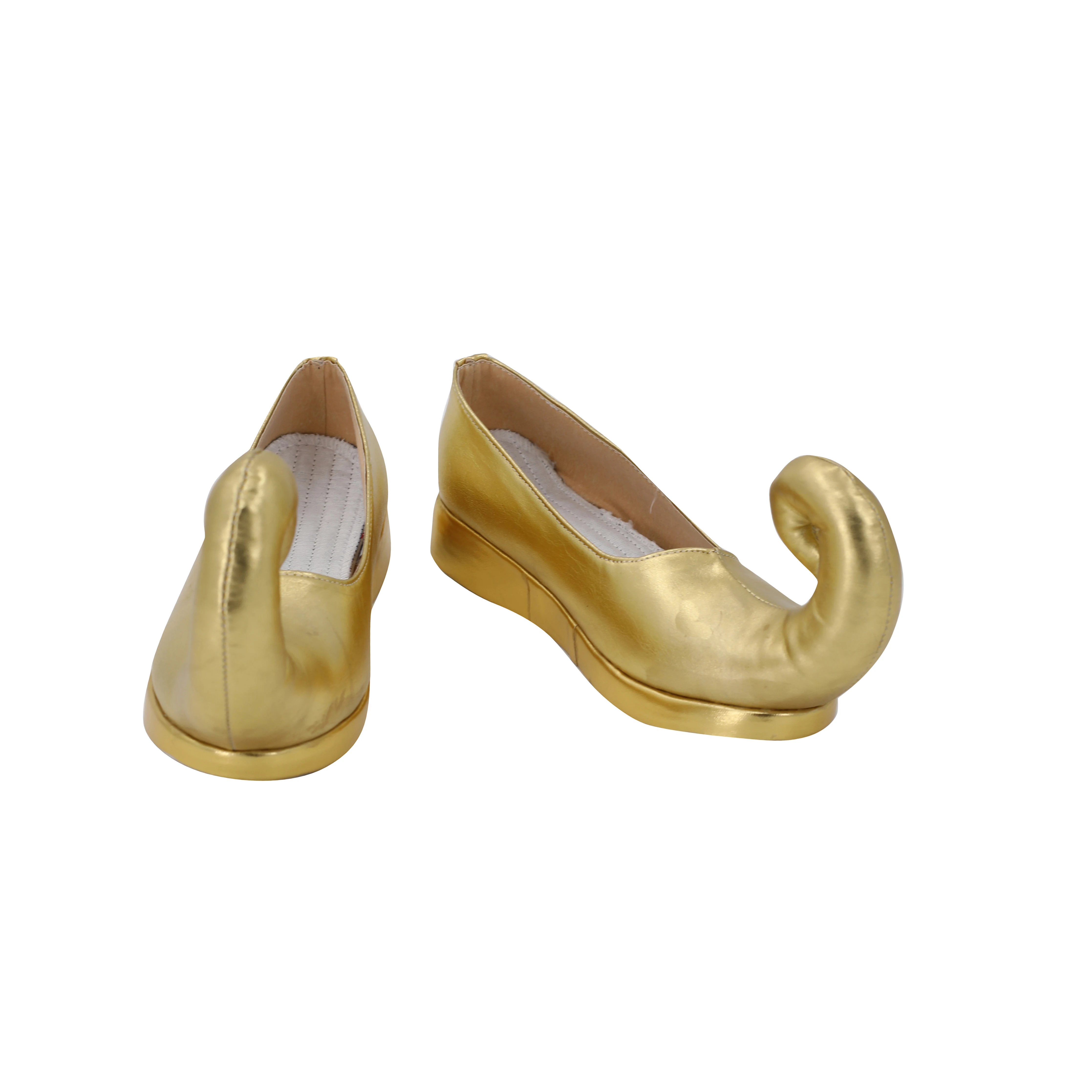

Anime Aladdin Cosplay Shoes Golden Boots Jasmine Cosplay Shoes Female Cosplay PU Boots Halloween Cosplay Prop Custom Made