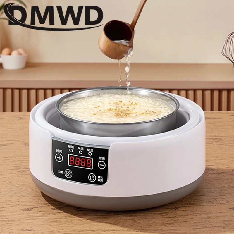 DMWD 110V/220V Multifunctional Yogurt Maker Automatic Leben Enzyme Fermentation Machine DIY Yogurt  Natto Rice Wine Ferment Tool 4