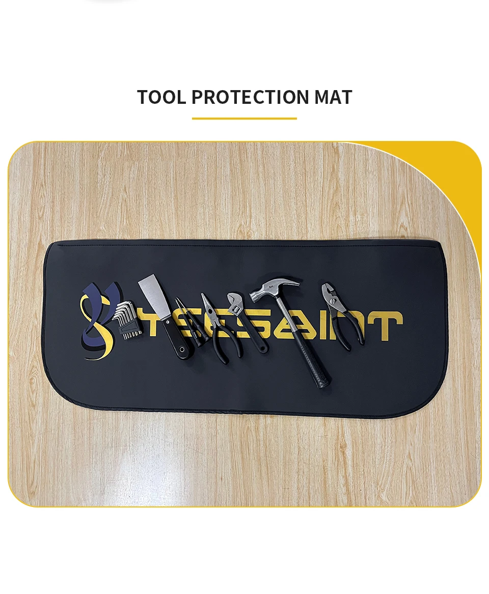 YEESAINT Dust Mat,Electrician Woodworking Repair Pad for Stacking Tools, Can Be Stored in A Tool Bag workbench cabinet