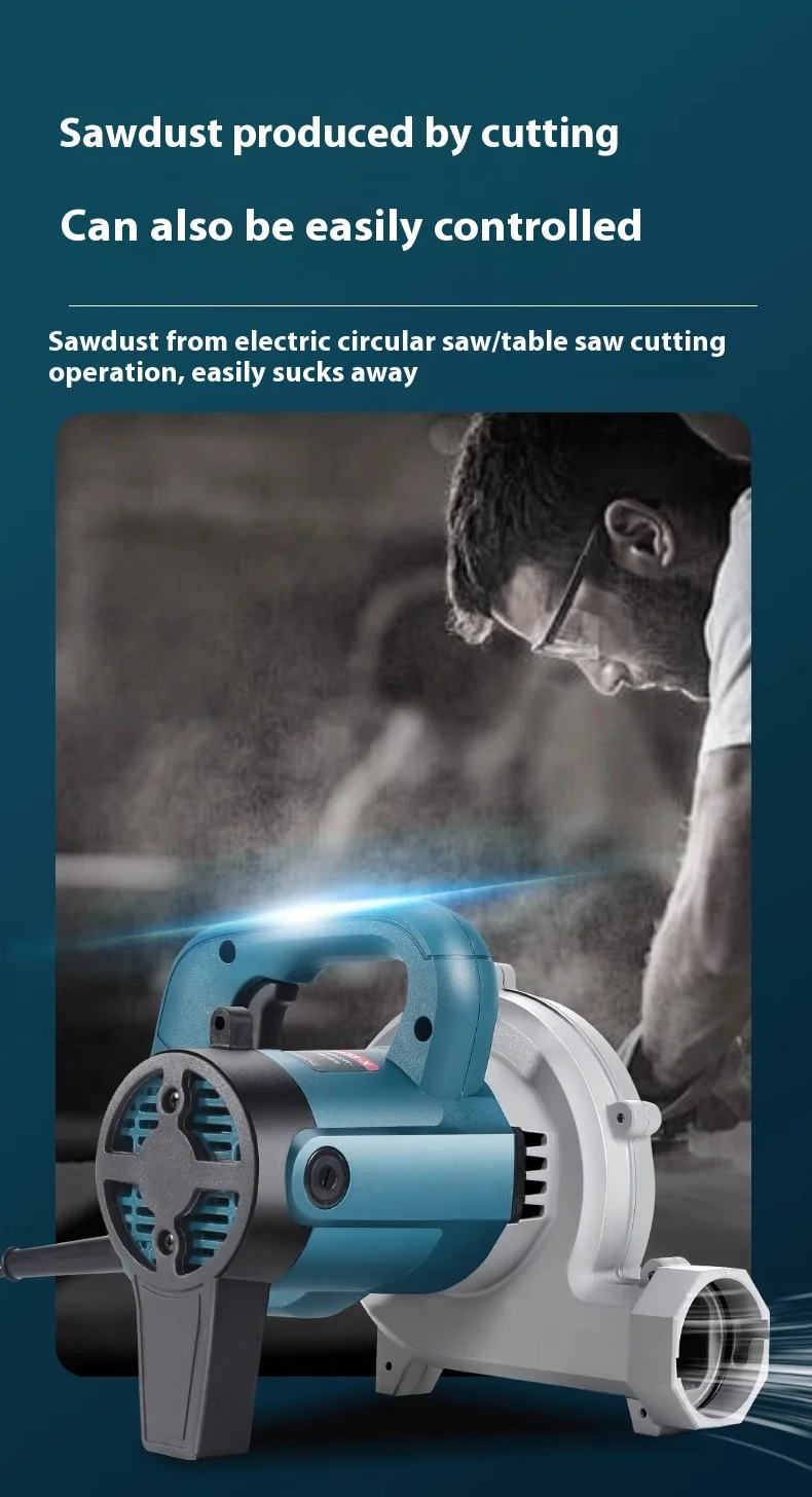 4980W Industrial Grade Vacuum Cleaner Dust Collector Dust Blower For Electric C