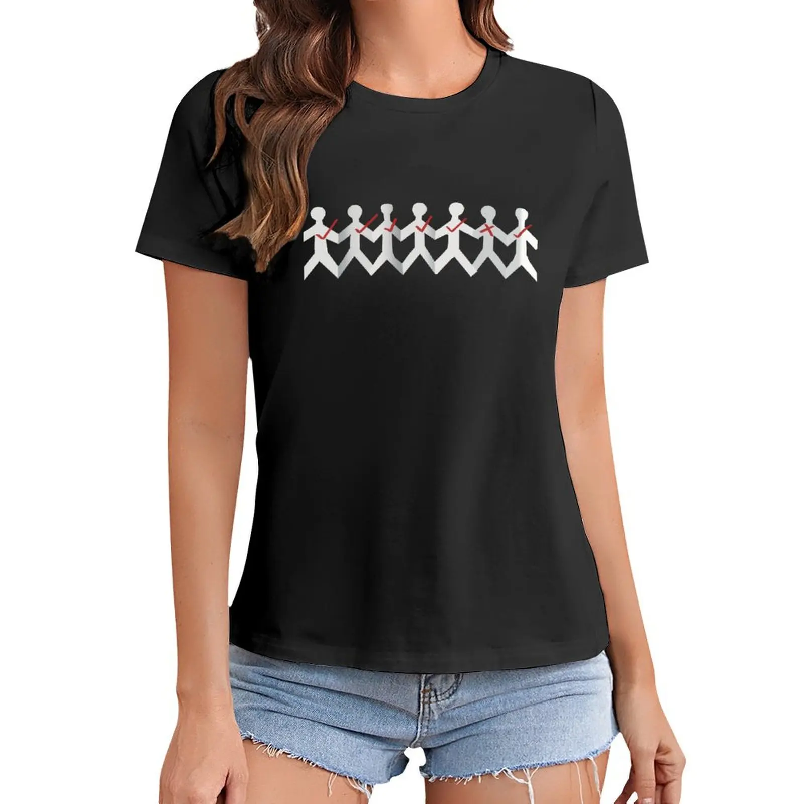 

One X T-Shirt plus sizes plain oversized Women clothes