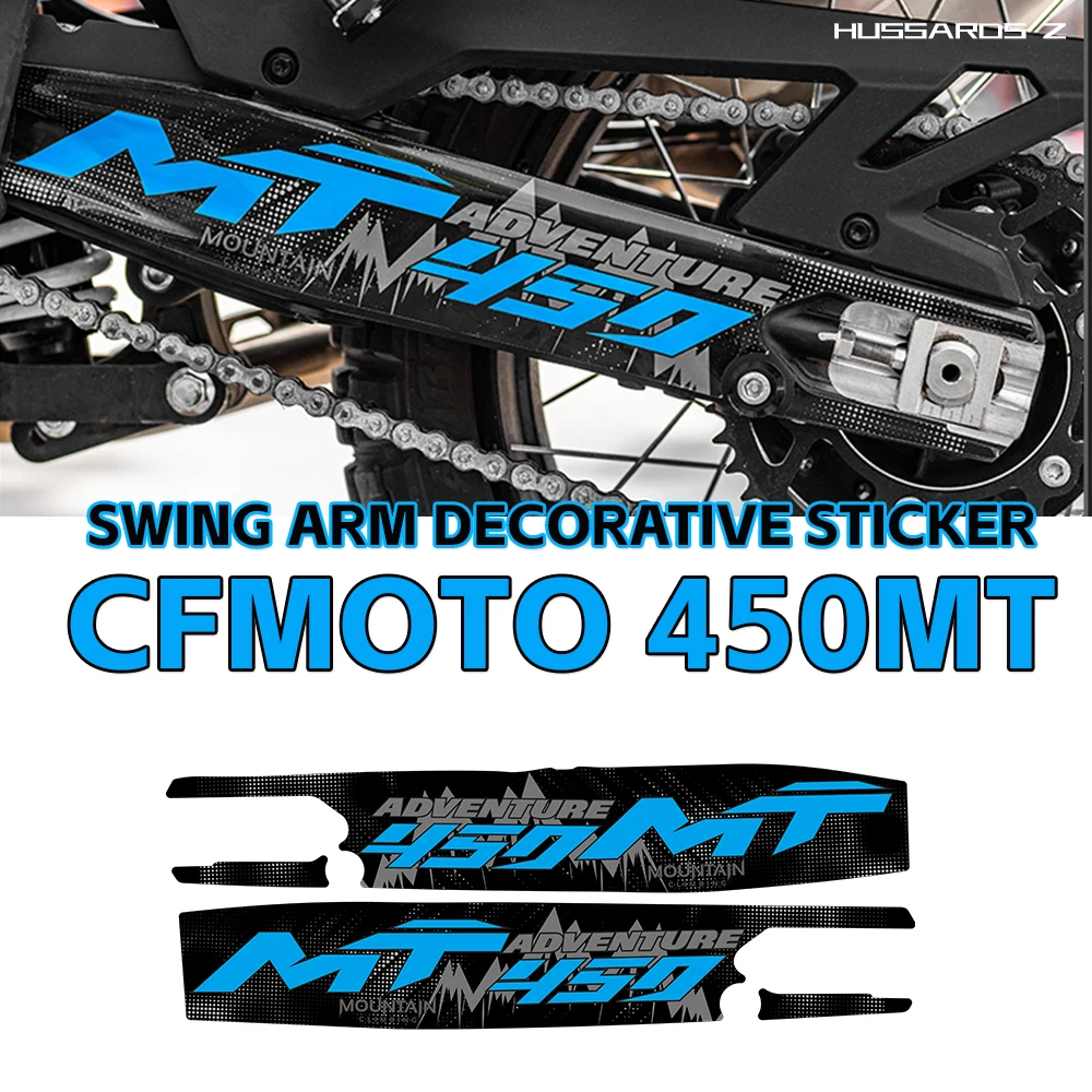 

For CFMOTO 450MT 450 MT CF MOTO IBEX 450 MT450 Motorcycle Swingarm Sticker Rotating Shaft Swing Arm Protection Decals Waterproof