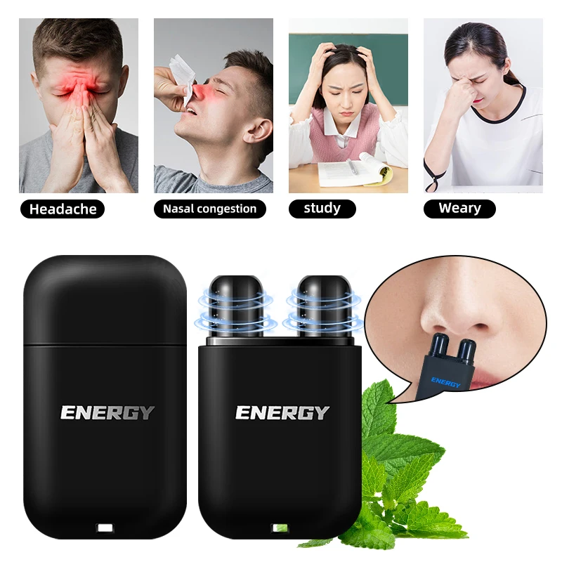 Double Hole Nasal Inhaler Mint Cream Original Essential Oil Rhinitis