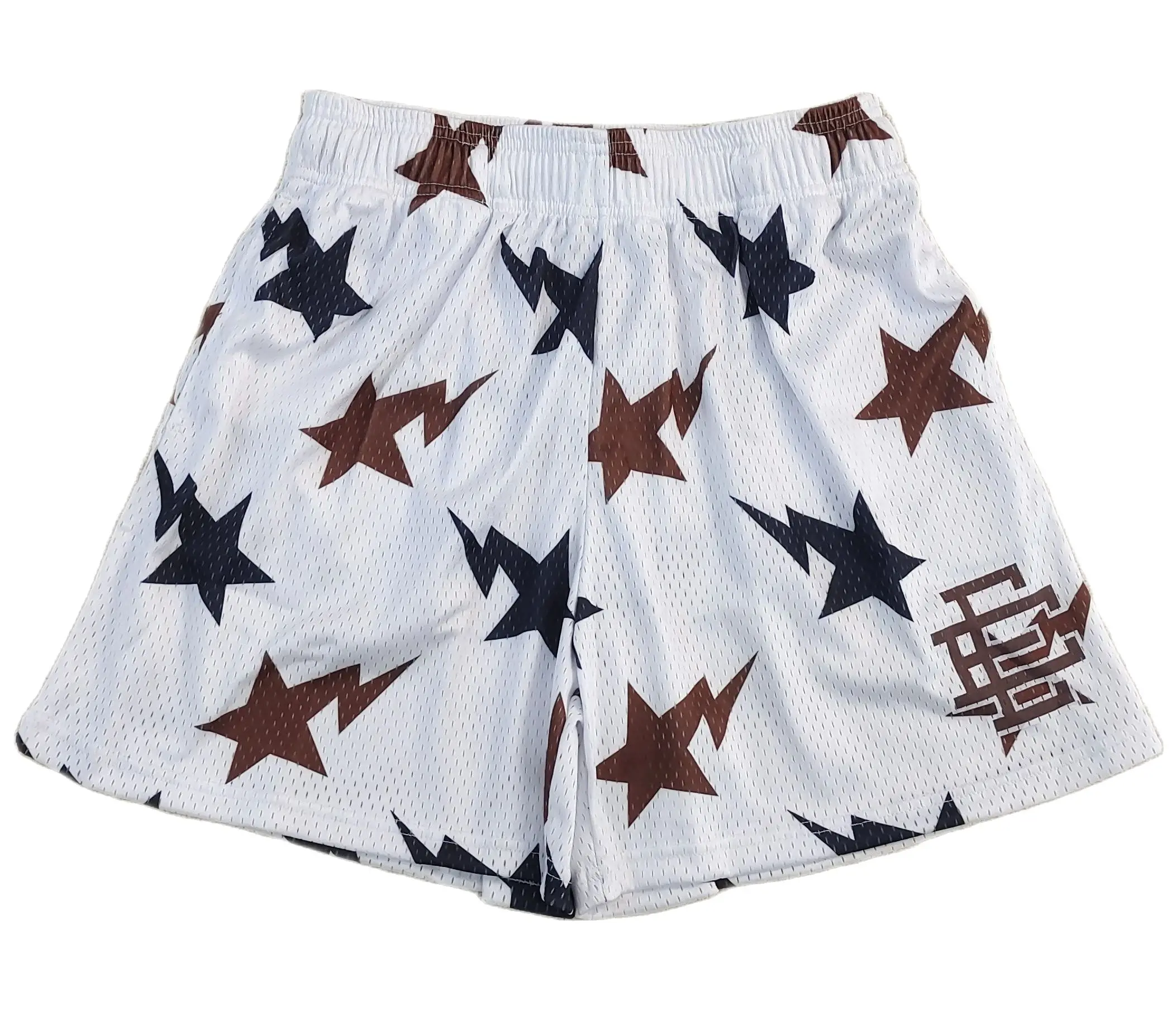 Zhcth Store EE Eric Shorts MEN New York Skyline Casual Shorts Fitness