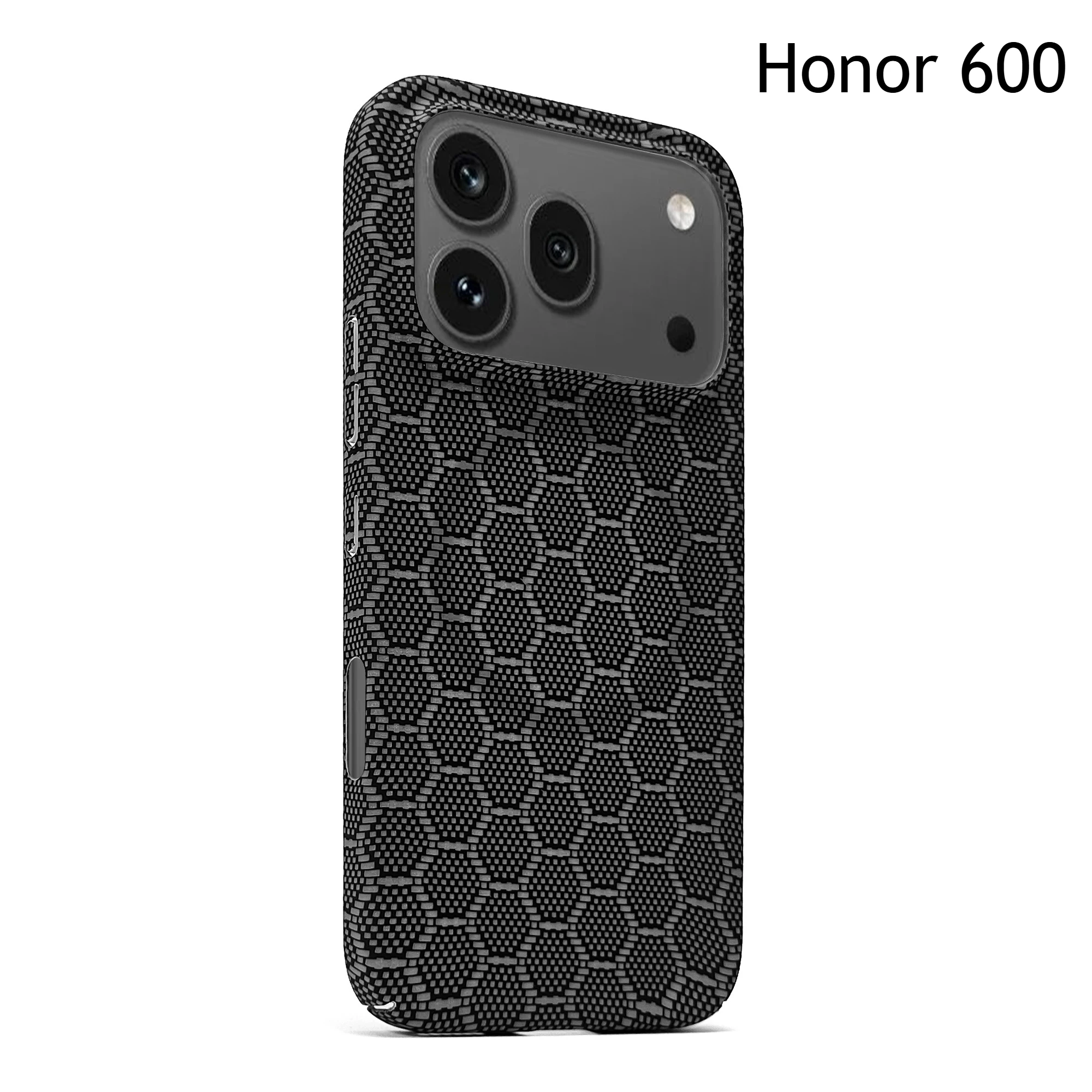 For Honor 600: Premium Magnetic Carbon Fiber Shockproof Case with Frosted Skin-Friendly Finish