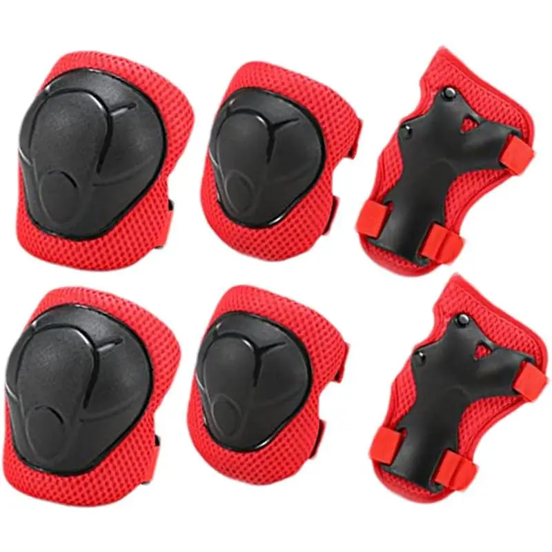 Kids Knee Pads And Elbow Pads Set 6 In 1 Skate & Skateboarding Elbow Pads Kids Knee Pads And Elbow Pads Wrist Guard Protector