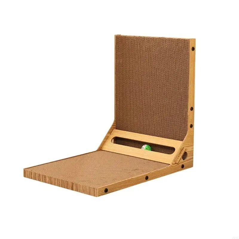 28TC 공간 절약 고양이 Scratcher 회전 디스크 다기능 고양이 공 장난감으로 실내 고양이를위한 게시물을 긁적