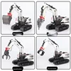 Huina 1594 Full Metal Remote Control Excavator 1/14 Electric Heavy Duty 22 Channels Rc Excavator For Children Toys Model 4