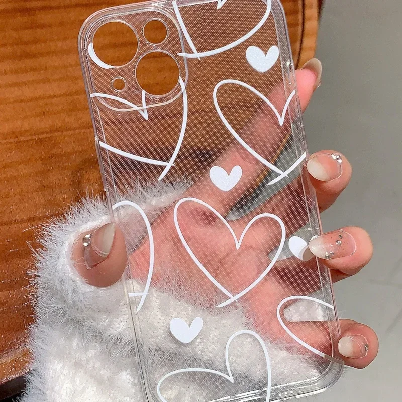 Elegant Daisy Floral Heart Cover - Premium Protective Case