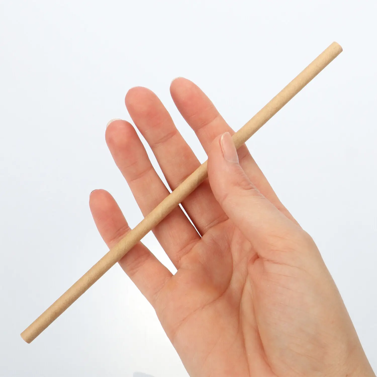 100Pc Kraft Paper Straws Eco Friendly Vintage Wedding Celebration Classmate Birthday Party Decoration Event Get Together Supplie