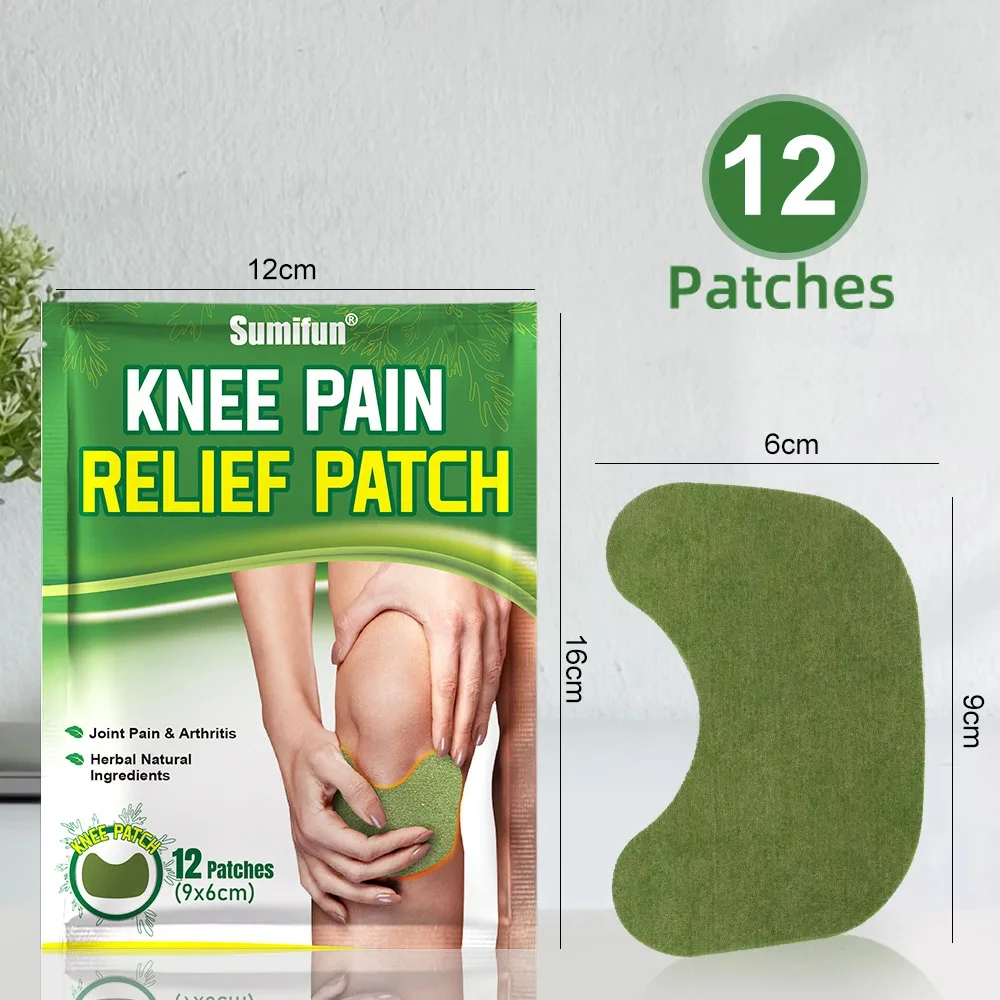 Knee Patch Neck Shoulder Acupuncture Patch Heat Long-lasting Warm 12pcs