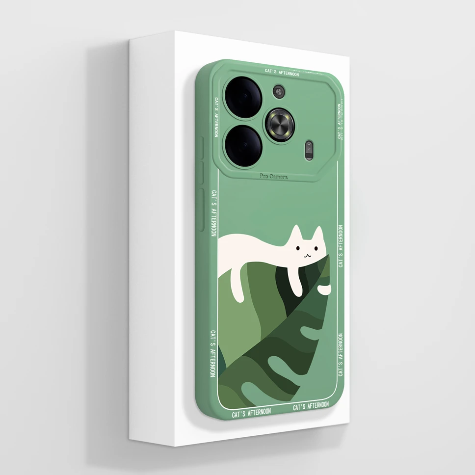 Cute Creative Style Soft Liquid Silicone Protective Back Cover Case