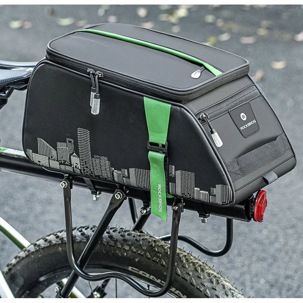 Bicycle back shelf mountain bike, road pack tail rear saddle cushion bag, riding accessories_voghion.com