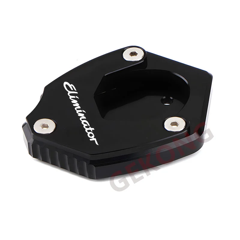 For Kawasaki Eliminator 500 Eliminator500 Motorcycle Accessories CNC Kickstand Foot Enlarger Side Stand Extension Pad motorcycle kickstand extender motorcycle kickstand pad motorcycle kickstand