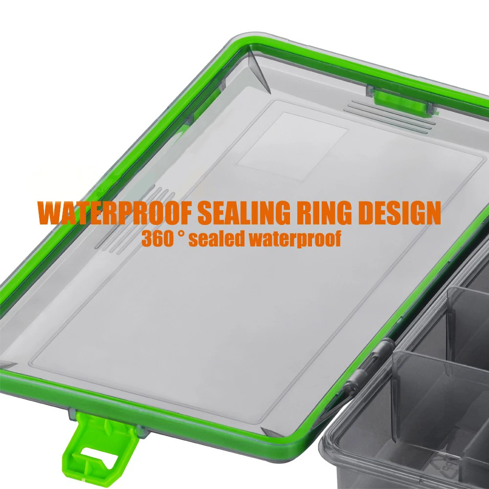 Fishing tackle box large capacity storage organizer artificial bait carpfishing accessories angling tools equipment
