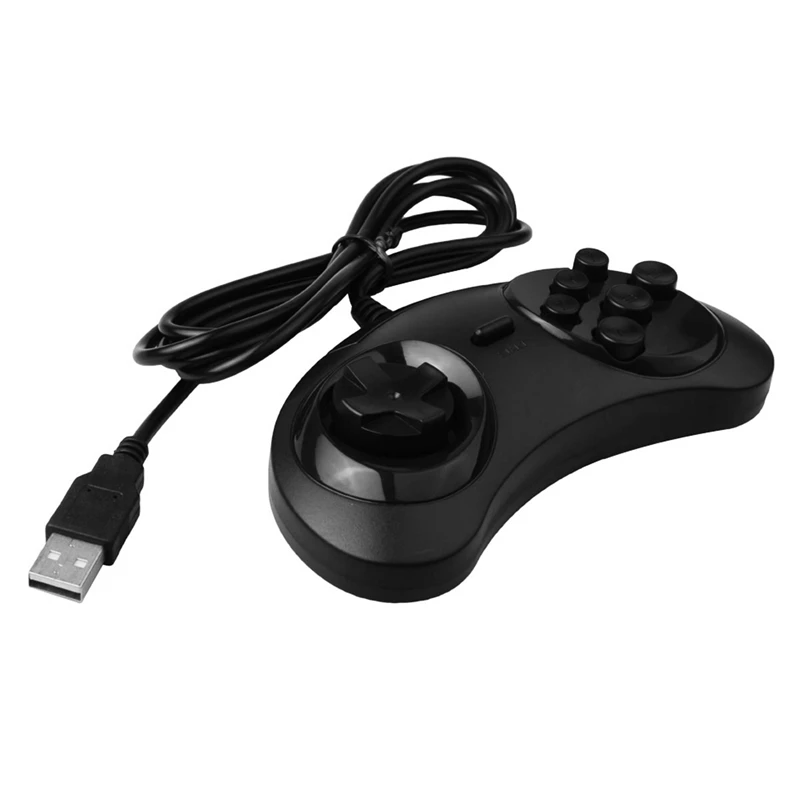  е  6 Ű Usb  Ʈѷ е, Sega Genesis / Md Pc / 2 Y1301 / Mac ް ̺  öƽ