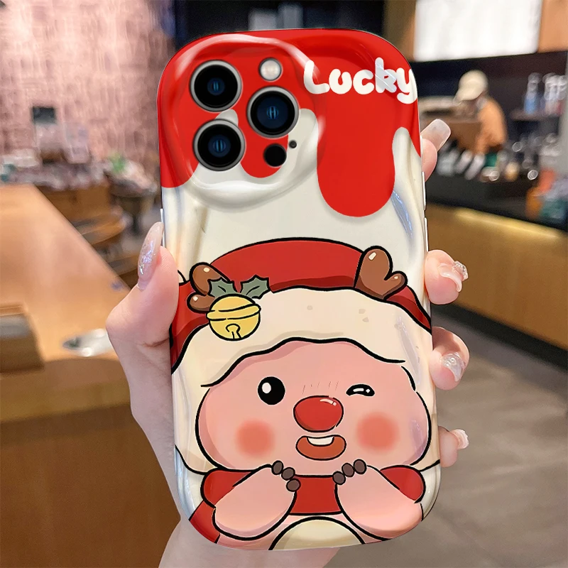 Lovely Loopy Wave Soft Silicone Phone Case Cover